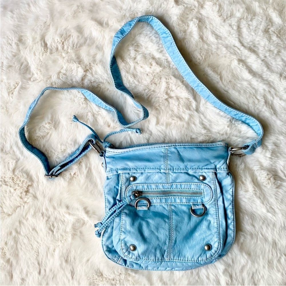 Stylish Blue Crossbody Bag